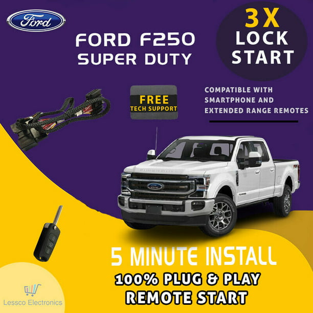 2017 Ford F-350 Remote Start Plug & Play Easy Install F350 Super Duty FO2